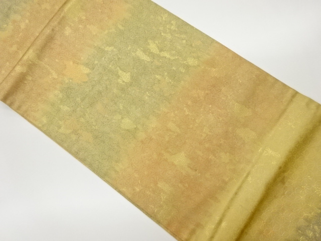 JAPANESE KIMONO / VINTAGE NAGOYA OBI / WOVEN ASANOHA